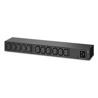 APC Basic Rack PDU AP6020A - Power distribution unit (rack-mountable) - AC 100-240 V - input: IEC 60320 C20 - output connectors: 13 (power IEC 60320 C13) - black