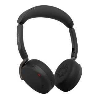 Jabra Evolve3 65 Flex UC - Headset - on-ear - Bluetooth - wireless, wired - active noise cancelling - USB-C via Bluetooth adapter, USB-C - black - Zoom Certified, Works With Google Meet, MFi Certified, Optimised for UC