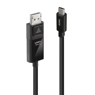 Lindy 43341 1M USB Type C to DP 4K60 Adapter Cable with Hdr