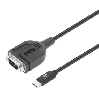 Manhattan 154499 USB-C to Serial DB9 / RS232 Adapter Cable 1 M (3 Ft.) USB Ty
