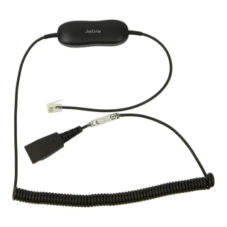 Jabra GN1216 - Headset cable - RJ-9 male to Quick Disconnect male - 2 m - for Avaya one-X Deskphone Edition 96XX, Jabra GN 2000, GN1900, GN2000, BIZ 2400 3in1, GN2000