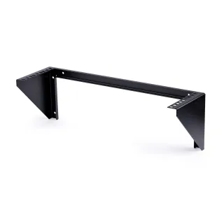 Startech 3U Wall Mount Patch Panel Bracket - 19 in - Steel Vertical Patch Panel Mounting Bracket for Networking Equipment (RK319WALLV) - Mounting bracket - wall mountable - black - 3U - 19
