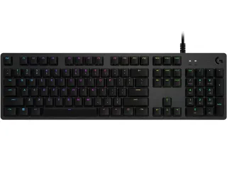 Logitech Gaming G512 - Keyboard - backlit - USB - QWERTY - UK - key switch: GX Brown Tactile - carbon