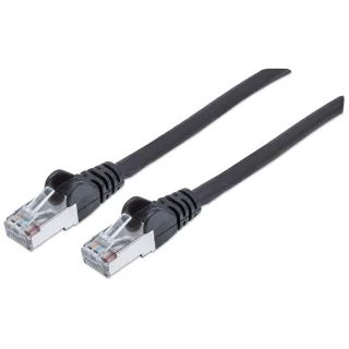 Intellinet 318792 Network Cable CAT6A Copper 3M- Black S/Ftp Snagless/Booted