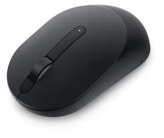 Dell MS300 - Mouse - full size - right and left-handed - optical LED - 3 buttons - wireless - 2.4 GHz - black - retail - box - with 3 years NBD Advance Exchange
