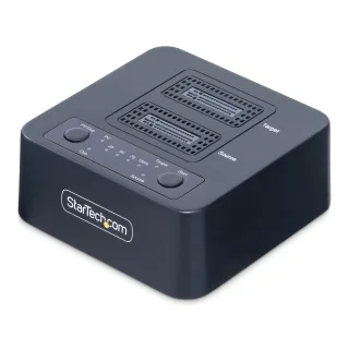 StarTech 1:1 Standalone M.2 NVMe Drive Duplicator and Dock - Solid state / hard drive duplicator - 2 bays (PCIe (NVMe)) - TAA Compliant