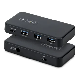 Startech - Hub - 3 x SuperSpeed USB 3.0 + 1 x USB-C (power delivery) - desktop