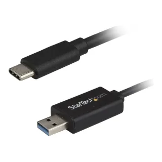 StarTech USB C to USB Data Transfer Cable for Mac and Windows, USB 3.0 - 2m (6ft) - USB cable - USB-C (M) to USB Type A (M) - USB 3.0 - 2 m - black