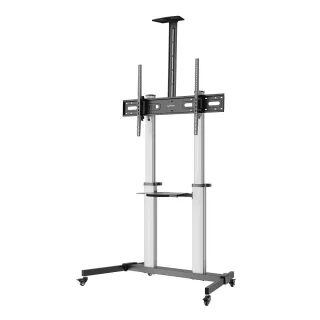 Manhattan 462563 TV/Monitor Trolley Stand- 37-100" VESA to 1000X600MM 80KG