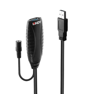 Lindy 43156 10M USB 3.0 Active Extens Cbl Type a Male/Type a Female