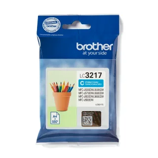 Brother LC3217C - Cyan - original - ink cartridge - for Brother MFC-J5335DW, MFC-J5730DW, MFC-J5930DW, MFC-J6935DW
