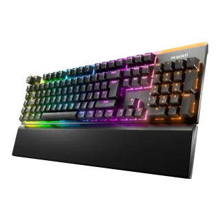 Be Quiet! Light Mount Silent Tactile ARGB Mechanical Keyboard, 3D Media Wheel, 5 Macro Keys, silent keystrokes, hot-swappable 5-pin MX-style switch socket