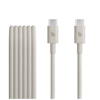 Beats - USB cable - USB-C (M) to USB-C (M) - USB 2.0 - 1.5 m - Fast Charging up to 60W - surge stone