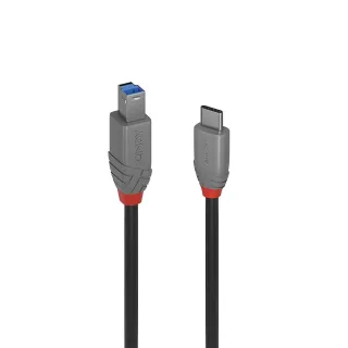 Lindy 36668 3M USB 3.2 Type C to B Cable Anthra Line