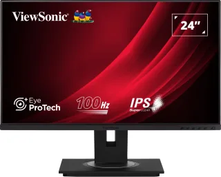 ViewSonic VG2448a-2 - LED monitor - 24" - 1920 x 1080 Full HD (1080p) @ 60 Hz - IPS - 250 cd/m² - 1000:1 - 5 ms - HDMI, VGA, DisplayPort - speakers