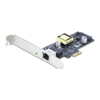 Startech 1-Port 2.5Gbps NBASE-T PoE Network Card, Intel I225-V, 802.3af/at PoE+ Multi-Gigabit NIC, PCI Express Server LAN Card, SATA Powered Desktop Ethernet Interface - Supports Windows, Linux, VMware ESXI (PR12GIP-NETWORK-CARD)