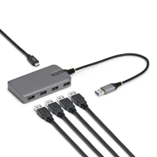 Startech - Hub - 4 x USB 3.2 Gen 1 + 1 x USB-C + 1 x USB-A 3.2 Gen 1 - desktop