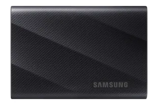 Samsung T9 MU-PG4T0B - SSD - encrypted - 4 TB - external (portable) - USB 3.2 Gen 2x2 (USB-C connector) - 256-bit AES - black