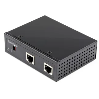 StarTech Industrial Gigabit PoE Splitter, 90W High Speed Power over Ethernet PoE+++ Splitter, 12-48V DC Splitter 802.3bt, LAN/RJ45 Ultra PoE to DC Adapter, -40C to +75C, High Power - Gigabit PoE Splitter (POESLT1G48V)