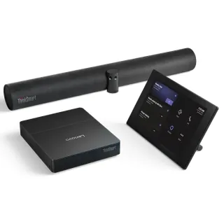 Lenovo ThinkSmart Core Gen 2 - Video conferencing kit (soundbar, touchscreen console, compute system) - with 3 Years Lenovo Premier Support + 3 Years Lenovo Software Maintenance for Smart Office Solution - Certified for Microsoft Teams Rooms - black - power adapter included