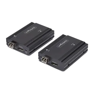 Startech DisplayPort KVM Console Extender Over Fiber Optic, 4K 60Hz - Video/audio/USB extender - DisplayPort - up to 300 m - TAA Compliant