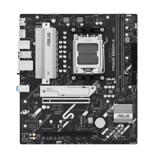 ASUS PRIME B850M-K - Motherboard - micro ATX - Socket AM5 - AMD B850 Chipset - USB-C 3.2 Gen 1, USB 3.2 Gen 2, USB 3.2 Gen 1 - 2.5 Gigabit LAN - onboard graphics (CPU required) - HD Audio (8-channel)