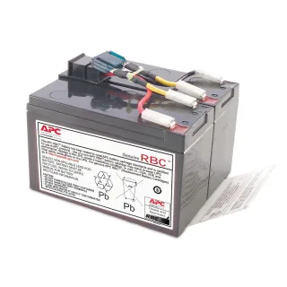 APC Replacement Battery Cartridge #48 - UPS battery - 1 x battery - Lead Acid - for P/N: SMT750, SMT750C, SMT750CUS, SMT750I, SMT750TW, SMT750US, SUA750ICH-45, SUA750-TW
