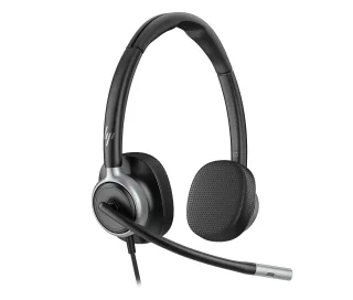 HP Poly Mission 625 - Mission 600 Series - headset - on-ear - wired - USB-C, USB-A - black - Certified for Microsoft Teams, Works With Chromebook Certified, Zoom Certified, Google Meet Certified