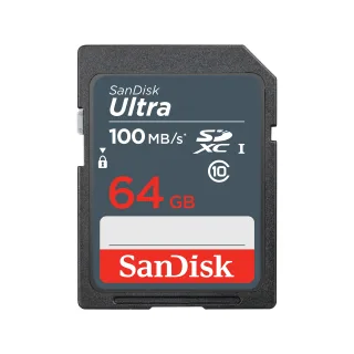 SANDISK ULTRA 64GB SDXC MEMORY CARD 100MB/S