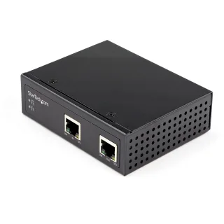 Startech Industrial Single Port Gigabit PoE Extender, 60W 802.3bt PoE /PoE+/ PoE++, 100m/330ft, Power Over Ethernet Network Range Extender, IP-30 Housing, -40C to +75C, PD PoE Extender - 60W PoE++ Extender (POEEXT1G60W)