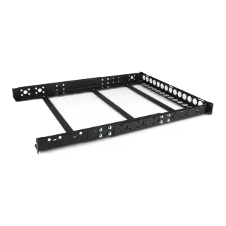 Startech 1U Universal Server Rack Rails - TAA Compliant Adjustable Depth Server Mounting Rails - 19inch Rack Mount Rails (UNIRAILS1U) - Rack rail - black - 1U - 19" - for P/N: RK2433BKM, RK2537BKM, RK3236BKF, RK4236BKB, RK4242BK24, RK4242BK30, RKQMCAB12V2