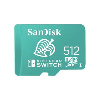 SanDisk Nintendo Switch - Flash memory card - 512 GB - UHS-I U3 / Class10 - microSDXC UHS-I