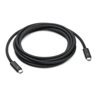 Apple Thunderbolt 4 Pro - Thunderbolt cable - USB-C (M) to USB-C (M) - USB 3.2 / USB4 / Thunderbolt 3 / Thunderbolt 4 / DisplayPort - 3 m - active, Daisy chain support - black