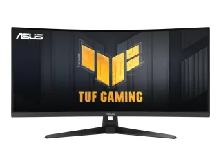 ASUS TUF Gaming VG34VQ3B - LED monitor - gaming - curved - 34" - 3440 x 1440 WQHD @ 180 Hz - VA - 400 cd/m² - 4000:1 - DisplayHDR 400 - 1 ms - 2xHDMI, 2xDisplayPort - speakers - black
