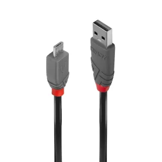 Lindy 36735 5M USB2.0 Type a to Micro-b Cbl Anthra Line