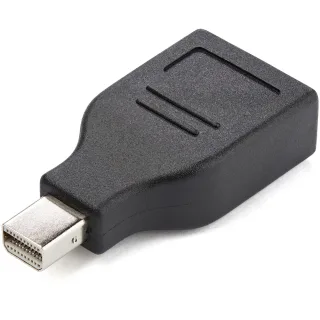 StarTech Mini DisplayPort to DisplayPort Adapter Converter - Mini DP (m) to DP (f) Converter Adapter (GCMDP2DPMF) - DisplayPort adapter - DisplayPort (F) to Mini DisplayPort (M) - black - for P/N: CDP2DP141MB, CDP2DP146B, CDP2DPMM1MB, CDP2DPMM6B, DISPLPORT3L, DP2DVIADAP, DP2HDS