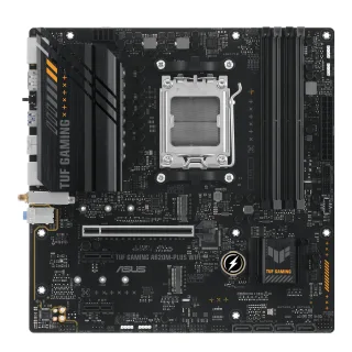ASUS TUF GAMING A620AM-PLUS WIFI - Motherboard - micro ATX - Socket AM5 - AMD A620A Chipset - USB 3.2 Gen 1, USB-C 3.2 Gen 1, USB 3.2 Gen 2 - 2.5 Gigabit LAN, Wi-Fi 6, Bluetooth - onboard graphics (CPU required) - HD Audio (8-channel)