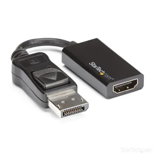 StarTech DisplayPort to HDMI Adapter - DP to HDMI - 4K 60Hz (DP2HD4K60S) - Video converter - DisplayPort - HDMI - for P/N: DK30C2DAGPD, TB32DP14, TB32DP2T, TB3DK2DHV, TB3DK2DHVUE