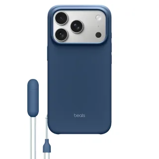 Beats - Protective cover for mobile phone - with kickstand and camera control - MagSafe compatibility - polycarbonate - bedrock blue - for iPhone 17 Pro
