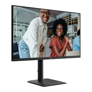 AOC Q32E4U - E4 Series - LED monitor - 32" (31.5" viewable) - 2560 x 1440 QHD @ 100 Hz - IPS - 1000:1 - 4 ms - 2xHDMI, DisplayPort - speakers - black