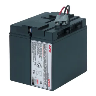 APC Replacement Battery Cartridge #7 - UPS battery - 1 x battery - Lead Acid - black - for P/N: SMT1500C, SMT1500CNC, SMT1500CUS, SMT1500I-AR, SMT1500IC, SMT1500NC, SMT1500X93