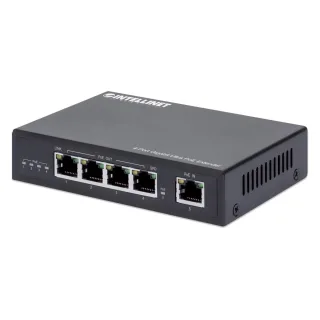 Intellinet 561617 4-PORT Ultra PoE Extender- Ieee 802.3BT/At/Af 4X 30W 100M