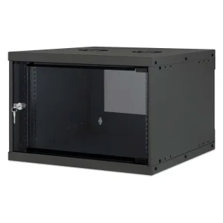 Intellinet 714143 Network Cabinet Wall Mount 6U- (Basic) 400MM Black Flatpack
