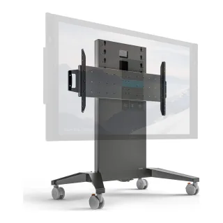 Salamander - Cart - for interactive flat panel / LCD display - welded steel - grey, graphite - screen size: 60"-90