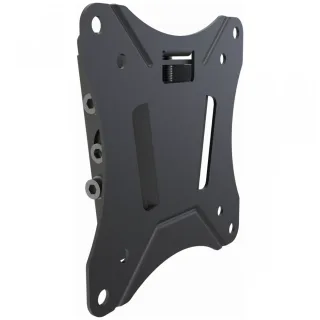 Monitor wall mount - fits display 10 to 34" with VESA sizes 75 x 75 or 100 x 100 - tilt minus 3 to 12 degrees - landscape or portrait - swl 25 kg - black