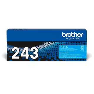 Brother TN243C - Cyan - original - toner cartridge - for Brother DCP-L3510CDW, DCP-L3517CDW, DCP-L3550CDW, DCP-L3550DW, MFC-L3730CDN