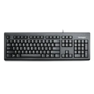 Kensington ValuKeyboard in black with USB connection - UK layout