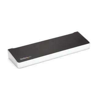 Startech 4K USB-C Dock - Triple Monitor - Mac & Windows - 60W USB PD (DK30CH2DPPDU) - Docking station - USB-C - HDMI, 2 x DP - 1GbE - 60 watt - United Kingdom, Europe