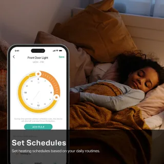 Kasa Smart KE100 KIT V1 - Smart thermostatic - 868 MHz