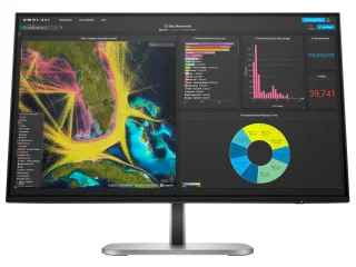 HP 524pf - Series 5 Pro - LED monitor - 24" (23.8" viewable) - 1920 x 1080 Full HD (1080p) @ 100 Hz - IPS - 350 cd/m² - 1500:1 - 5 ms - HDMI, DisplayPort - jet black, silver (stand)